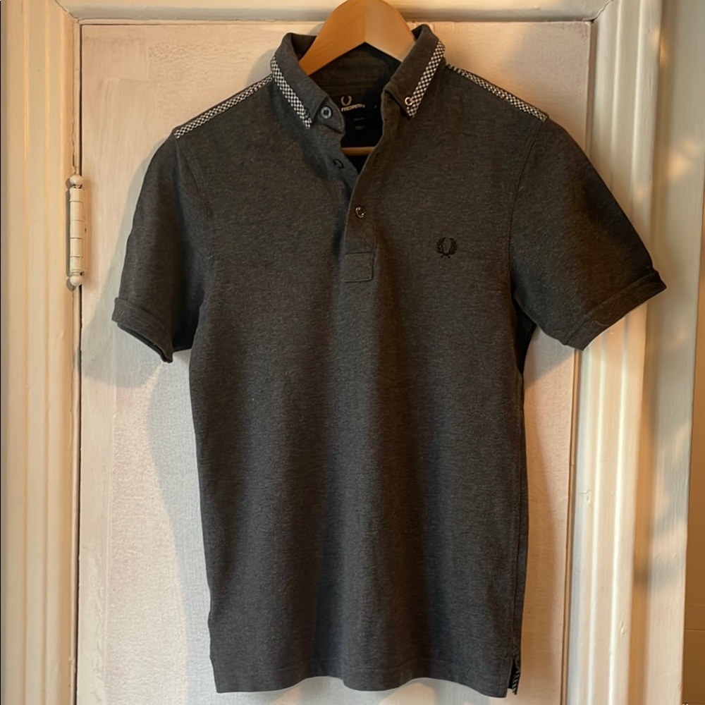 Fred Perry Men's Gray Polo Shirt